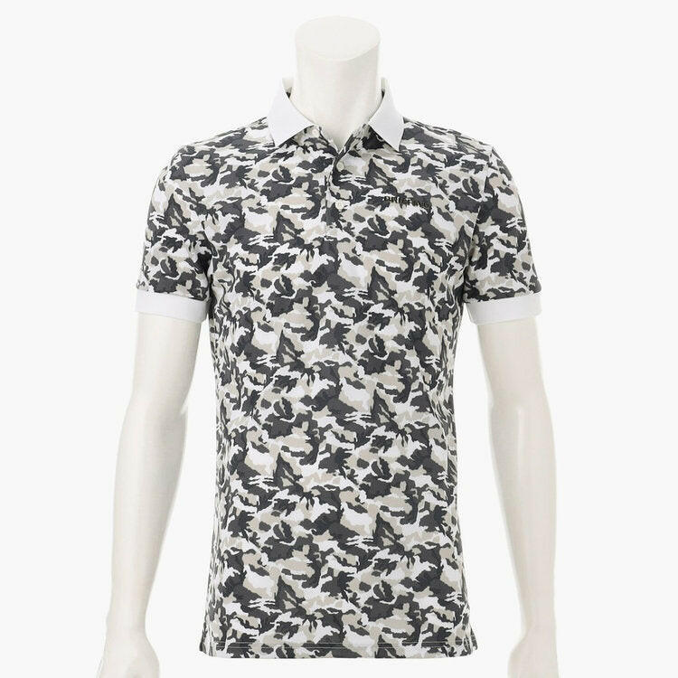 BRIEFING MENS CAMO PRINT POLO