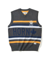 HORN GARMENT MENS Maple Score Knit Vest