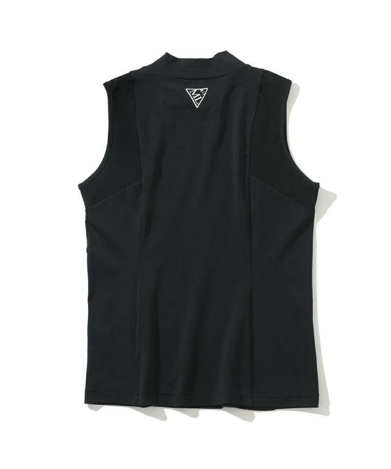 MARK&LONA WOMENS CD8-SLMT Mock Neck Sleeveless T-Shirt