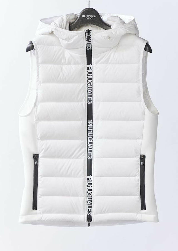 1PIU1UGUALE3 WOMENS HOODED DOWN VEST