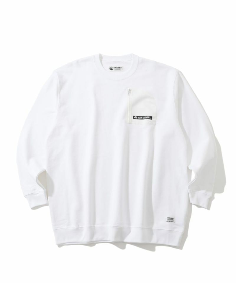 HORN G.M.T MENS MIlita Pocket Crew Sweat