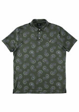 1PIU1UGUALE3 MENS SS POLO PAISLEY