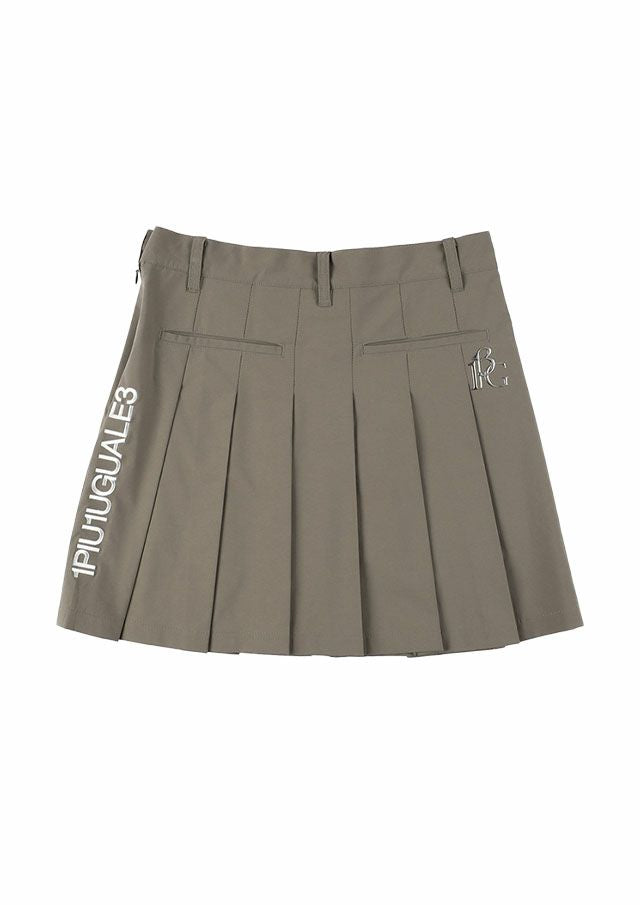 1PIU1UGUALE3 WOMENS PLEATS SKIRT