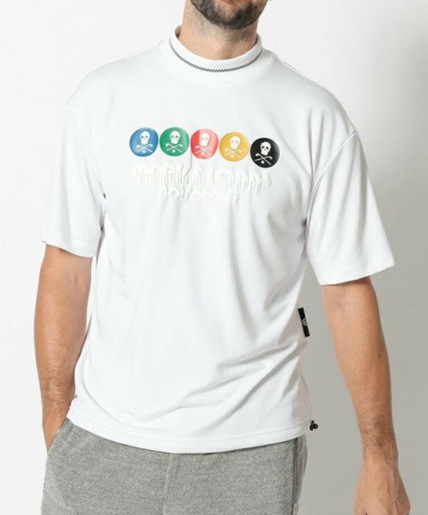 MARK&LONA MENS Five Ball Mock NeckTee