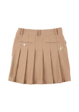 1PIU1UGUALE3 WOMENS BACK PLEATS SKIRT