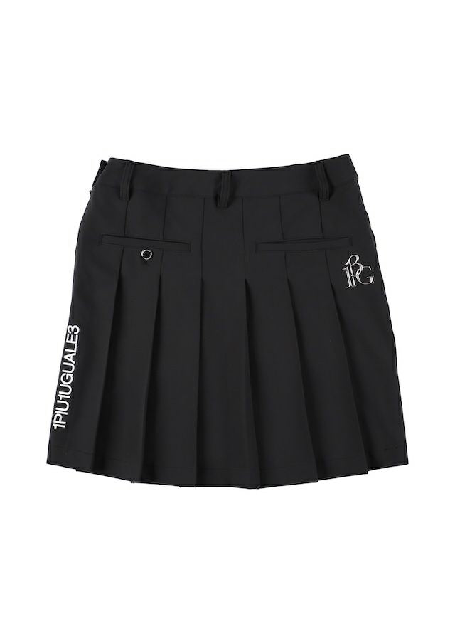 1PIU1UGUALE3 WOMENS BACK PLEATS SKIRT