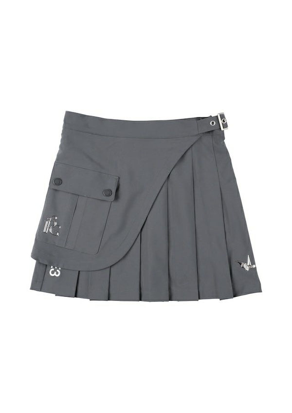 1PIU1UGUALE3 WOMENS 113 PLEATS SKIRT