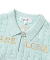 MARK&LONA Women Fascine Sparkle Knit Polo