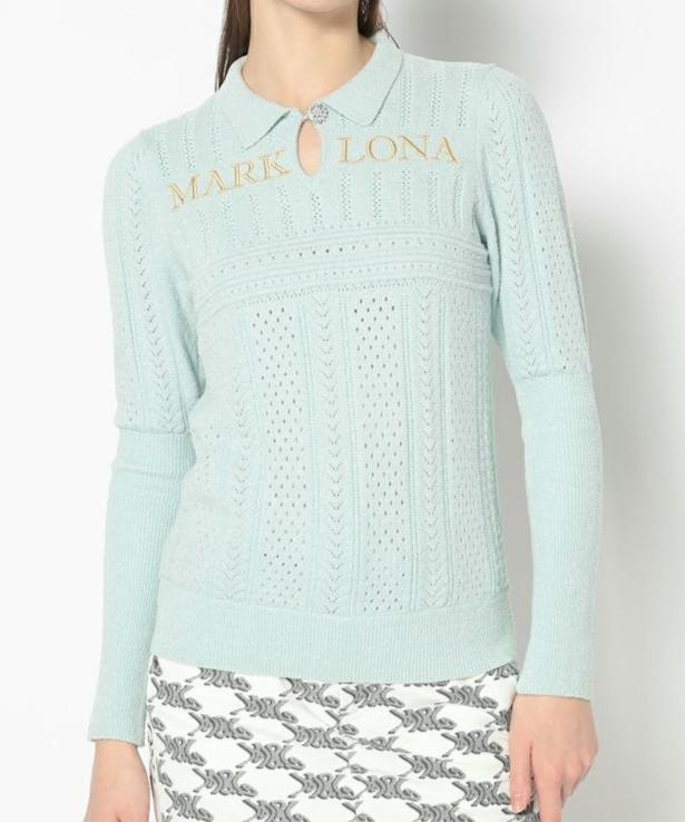 MARK&LONA Women Fascine Sparkle Knit Polo