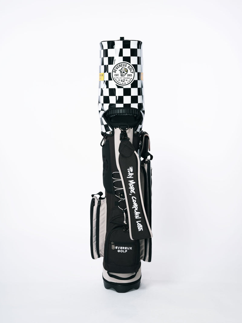 DEVEREUX GOLF Skull Checker Caddie Bag