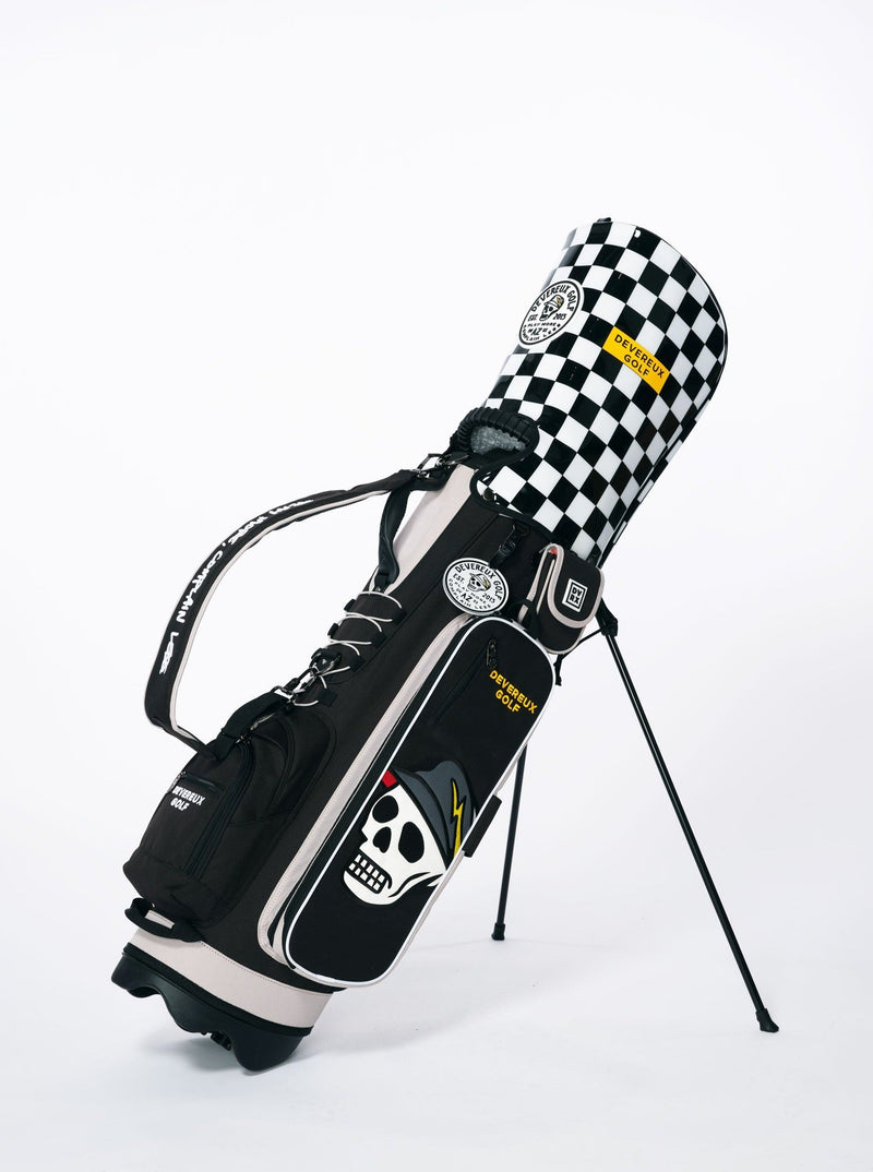 DEVEREUX GOLF Skull Checker Caddie Bag