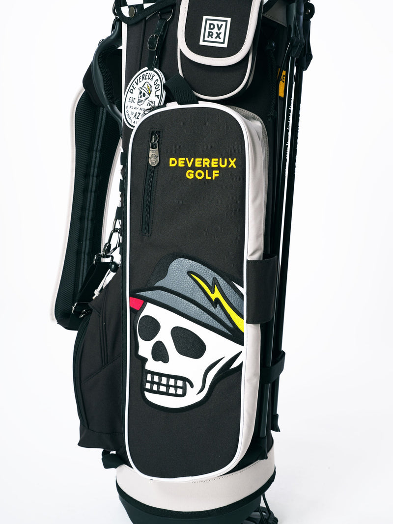 DEVEREUX GOLF Skull Checker Caddie Bag