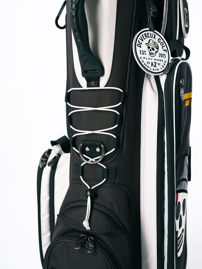 DEVEREUX GOLF Skull Checker Caddie Bag