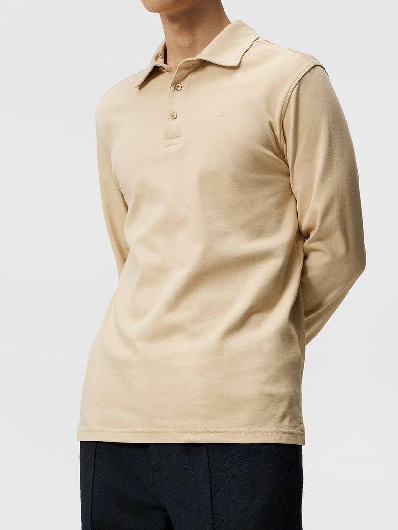 J.LINDEBERG MENS Asher Long Sleeve Polo