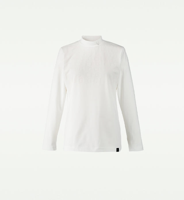 CPG GOLF WOMEN Mockneck Logo Print LS