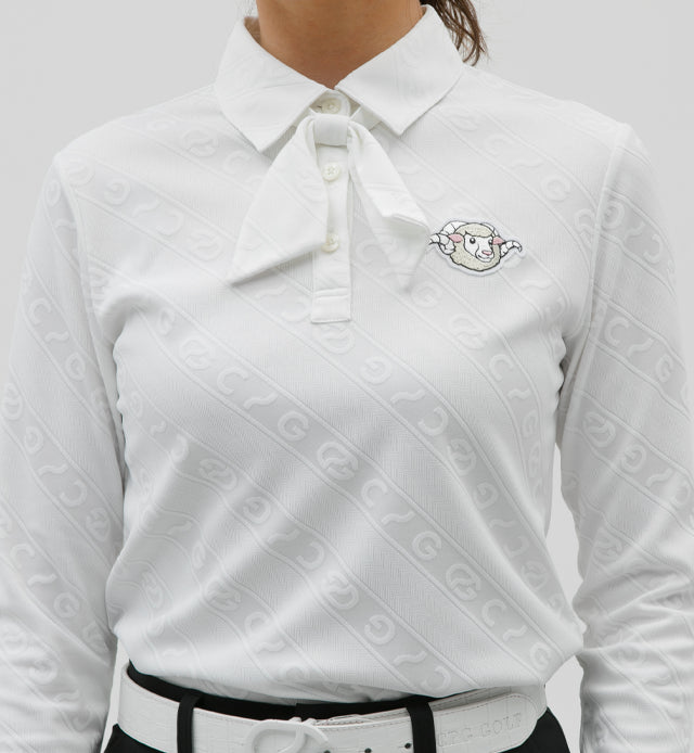 CPG GOLF WOMEN Collar band Polo LS