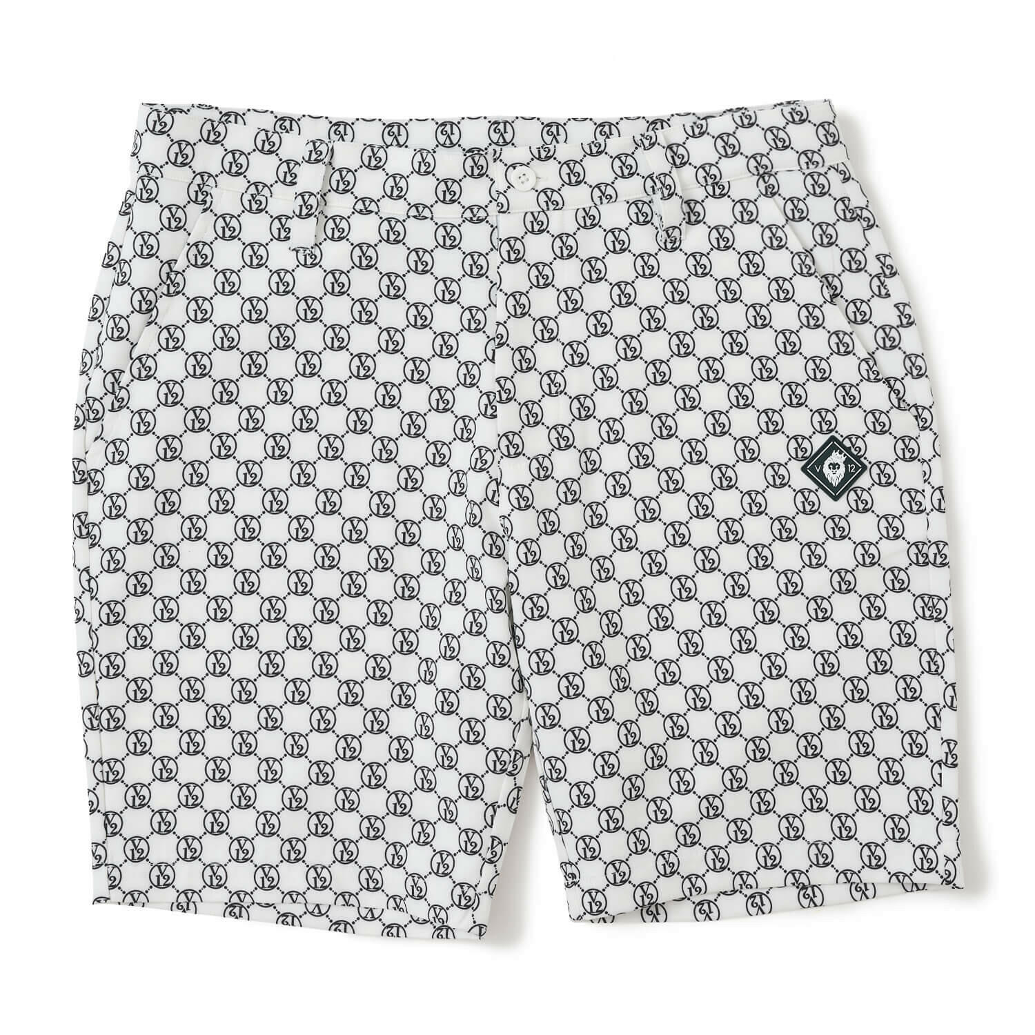 V12 MENS MONOGRAM SHORTS