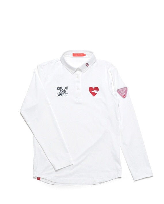 rough&swell WOMENS  HEARTY POLO L.S. W.