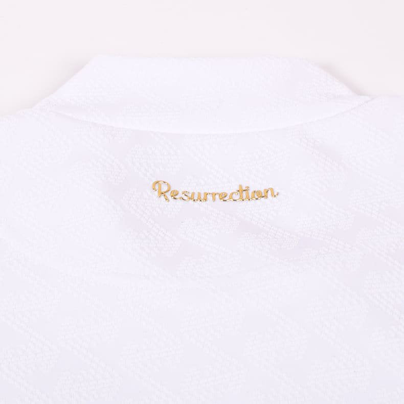 Resurrection MEN GM Jacquard Short-sleeved Mock Neck