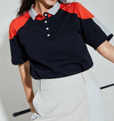 HERG1 WOMENS M&M Knit Polo