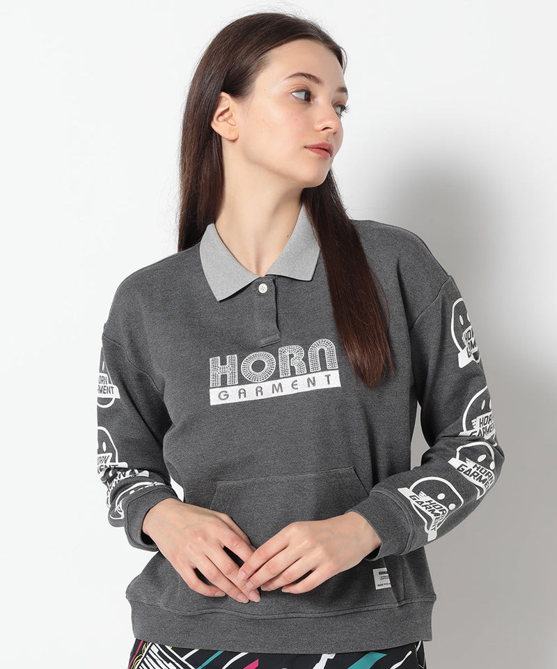 HORN G.M.T WOMENS Wheelie Long Sleeve Polo