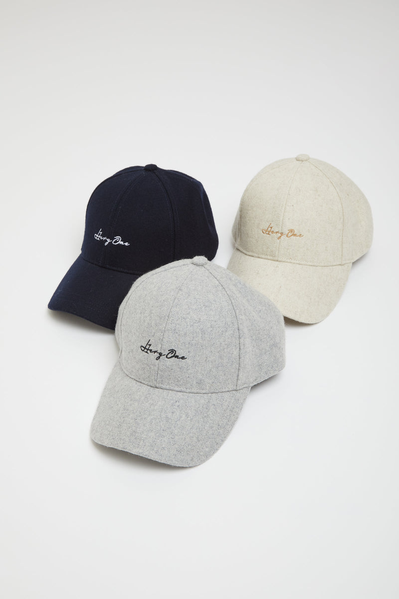 HERG1 MEN WOOL/PE 6PANEL CAP