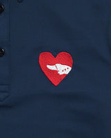 rough&swell WOMENS  HEARTY POLO L.S. W.