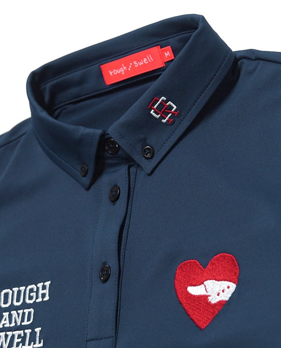 rough&swell WOMENS  HEARTY POLO L.S. W.