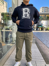 rough&swell MEN BIG R HOODIE