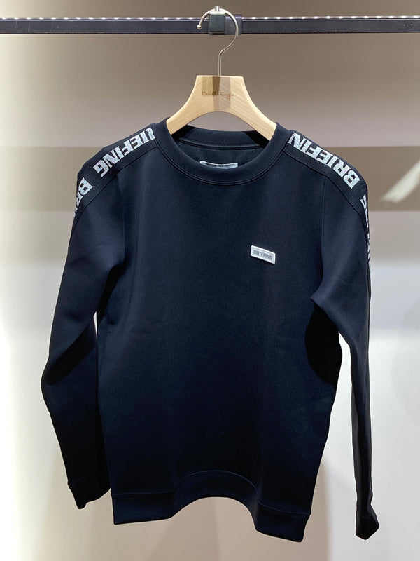 BRIEFING WOMENS SIDE LINE CREW NECK