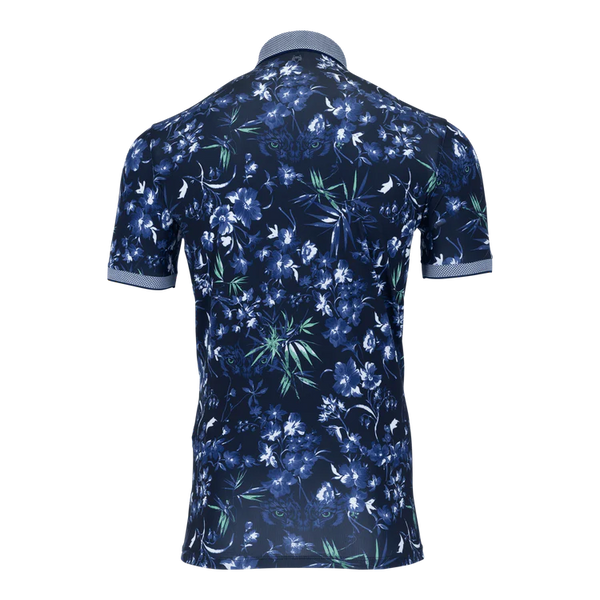 GREYSON MENS DARK FLORAL POLO