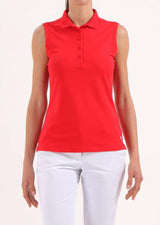 CHERVO WOMENS AGA Sleeveless POLO SHIRT