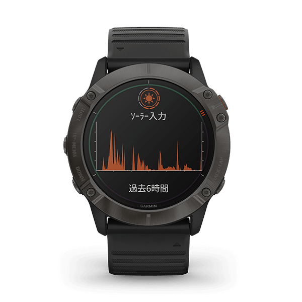 GARMIN fēnix 6X Pro Dual Power Ti Black DLC