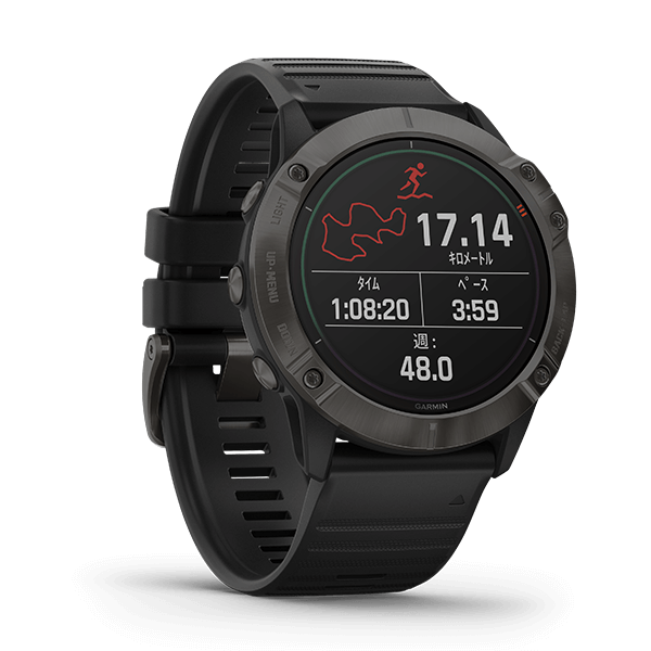 GARMIN fēnix 6X Pro Dual Power Ti Black DLC