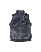 MUTA WOMENS Eco-fur zip-up vest