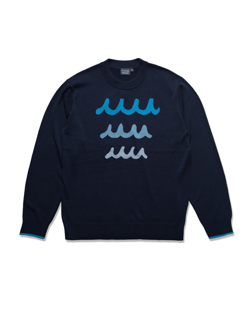 MUTA MEN two-colored sweater