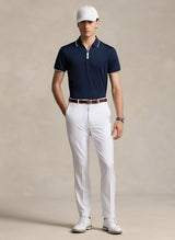 Ralph Lauren MENS Tailored Fit Performance Zip Polo Shirt