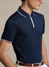 Ralph Lauren MENS Tailored Fit Performance Zip Polo Shirt