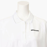 BRIEFING WOMENS WS BACK LOGO LINE POLO RELAXED FIT