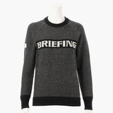 BRIEFING Women WS MERINO WOOL LOGO CREWNECK KNIT