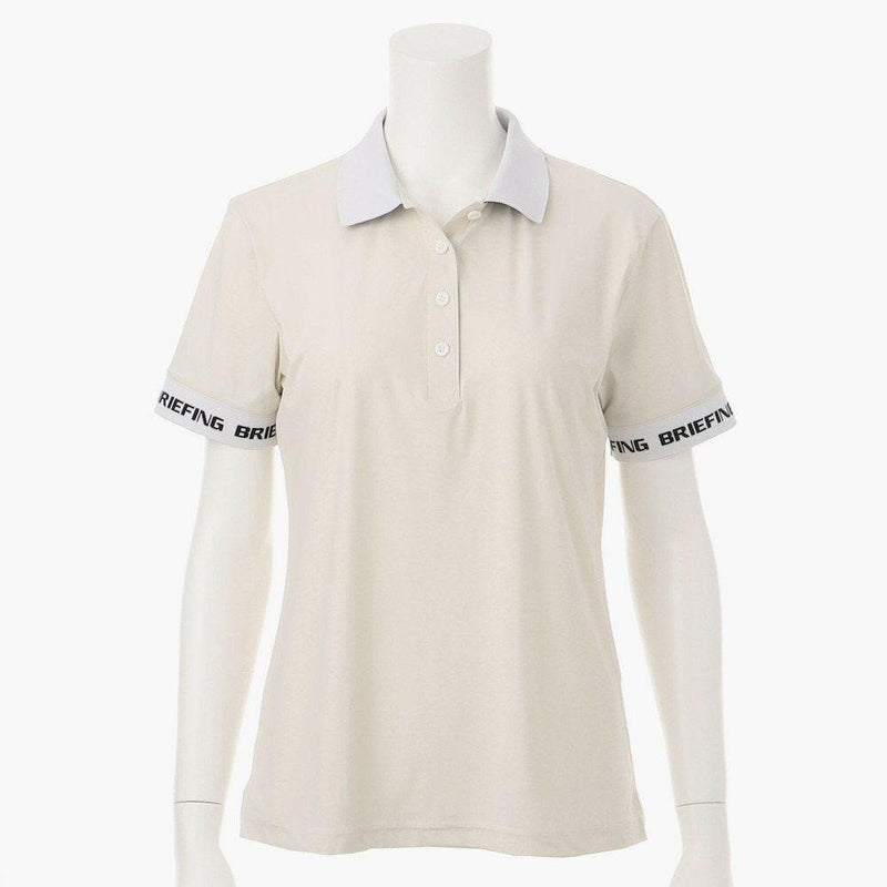 BRIEFING WOMENS WS LOGO BACK RIB POLO