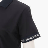 BRIEFING WOMENS WS LOGO BACK RIB POLO