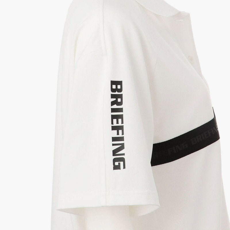 BRIEFING WOMENS WS SLEEVE LOGO POLO RELAXED FIT