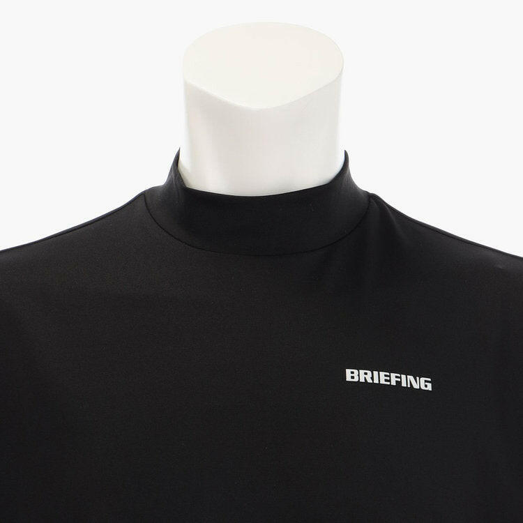 BRIEFING MENS MS BACK LOGO LINE HIGH NECK RELAXED FIT