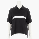 BRIEFING WOMENS WS SLEEVE LOGO POLO RELAXED FIT