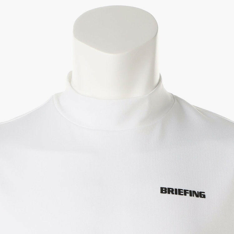 BRIEFING MENS MS BACK LOGO LINE HIGH NECK RELAXED FIT