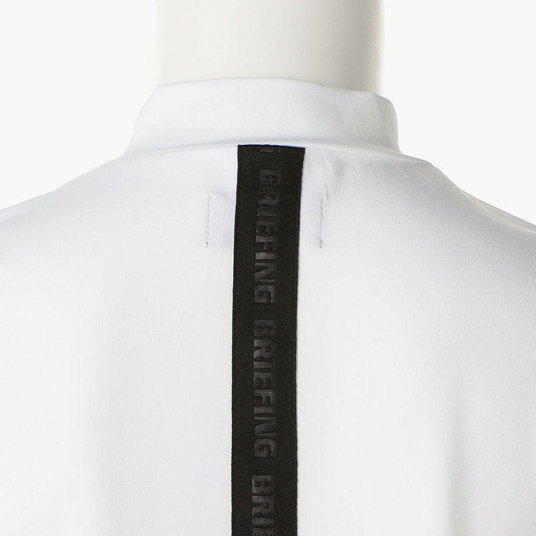 BRIEFING MENS MS BACK LOGO LINE HIGH NECK RELAXED FIT