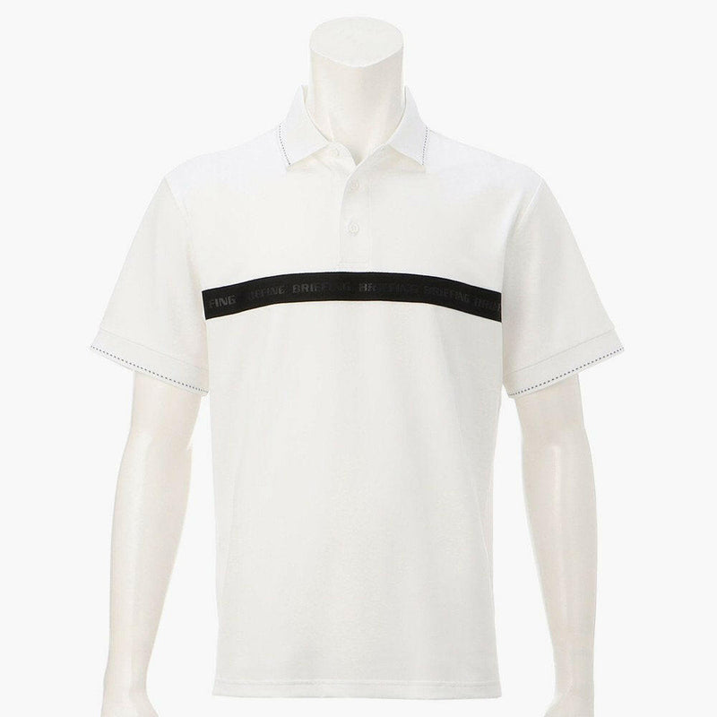 BRIEFING MENS MS SLEEVE LOGO POLO RELAXED FIT