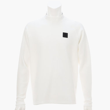 BRIEFING Men CE MS LOGO BACK RIB LS MOCK NECK RF