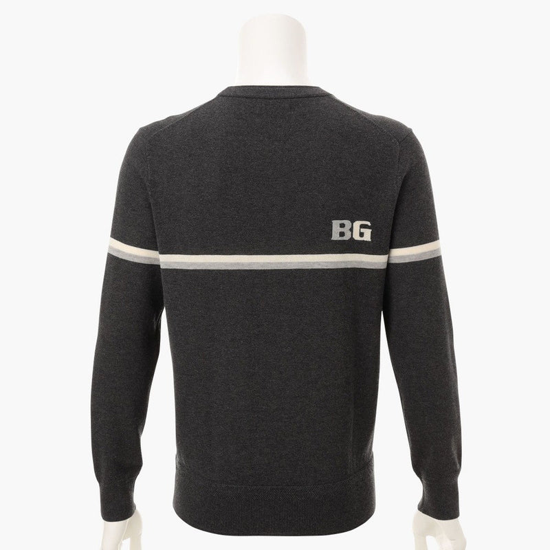 BRIEFING MENS CL MS TRICOLOR CREWNECK KNIT